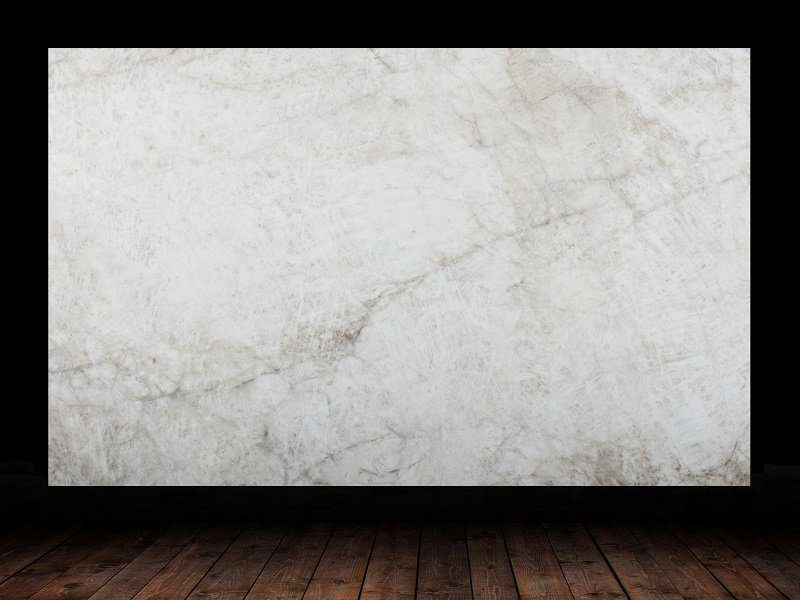 Cristallo Cristallo quartzite, full slab (representative)