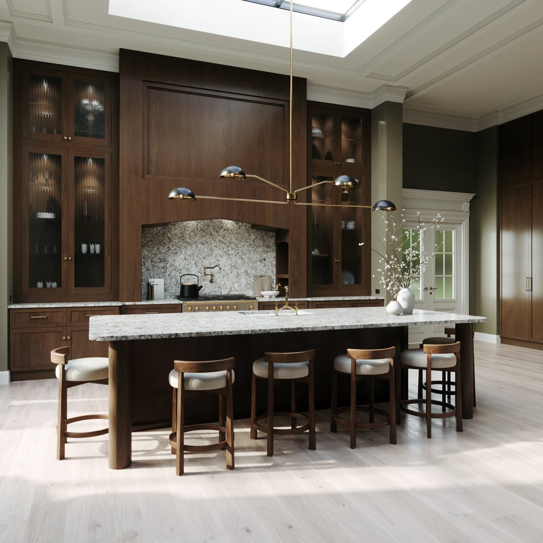 Praa Sands Praa Sands kitchen island and backsplash