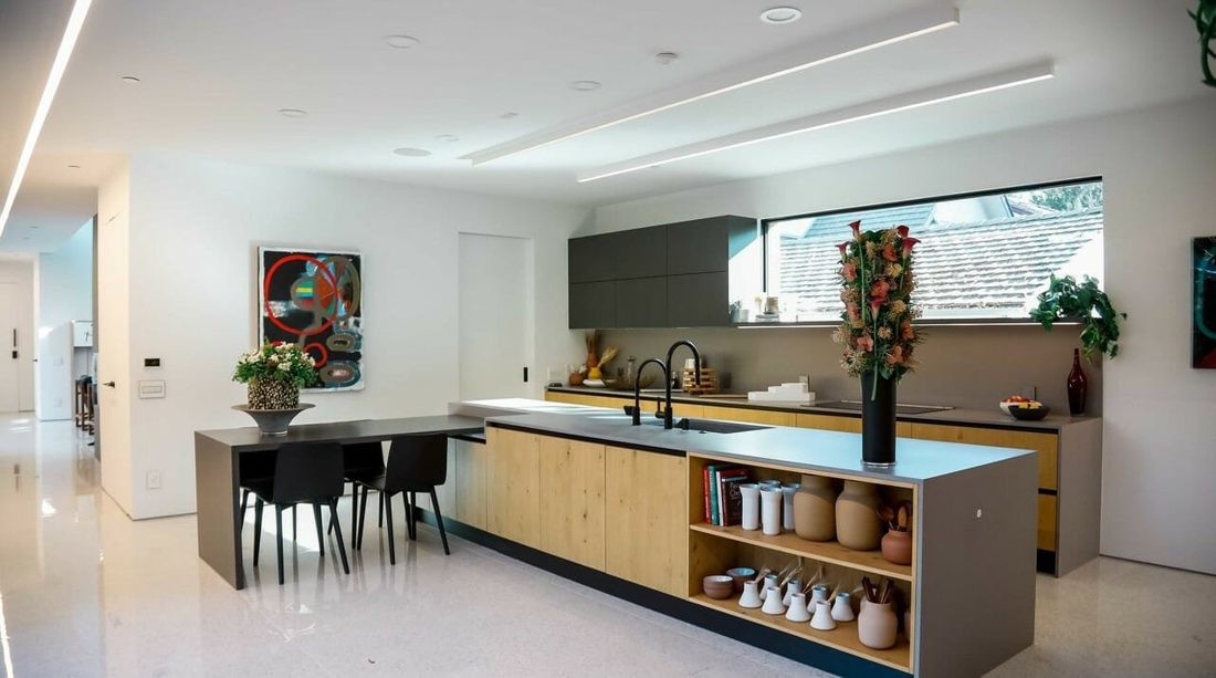 Sleek Concrete Sleek Concrete kitchen island and counters