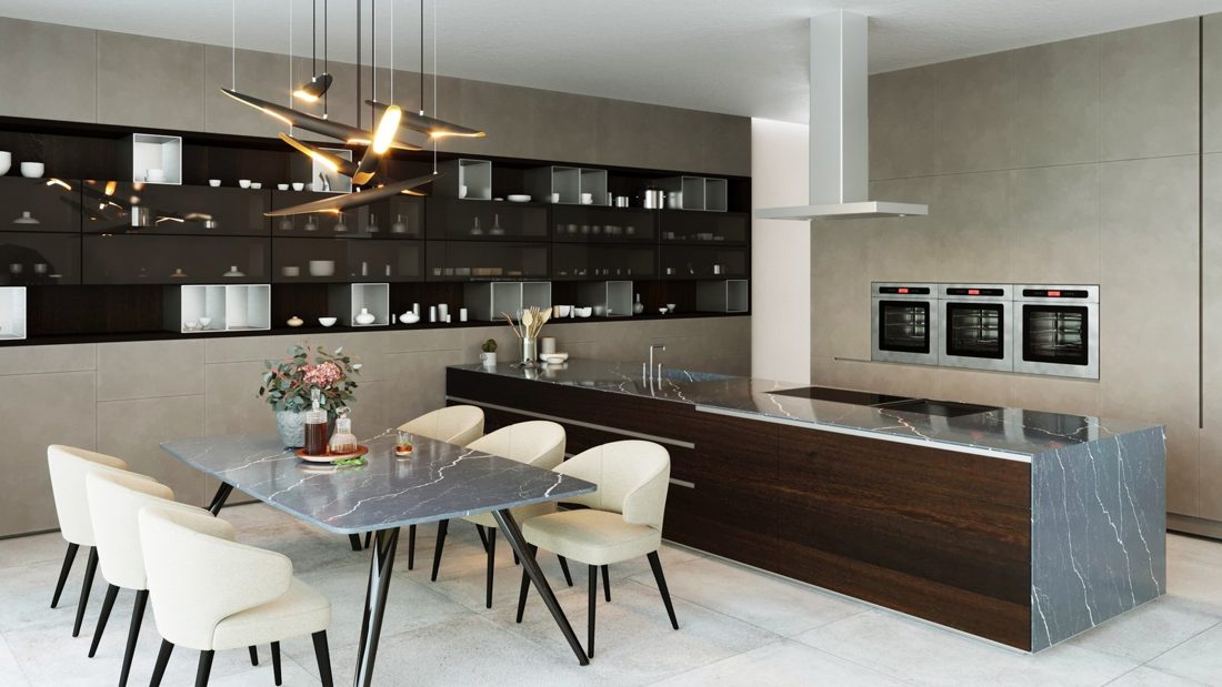 Cemento Cemento kitchen island and dining table