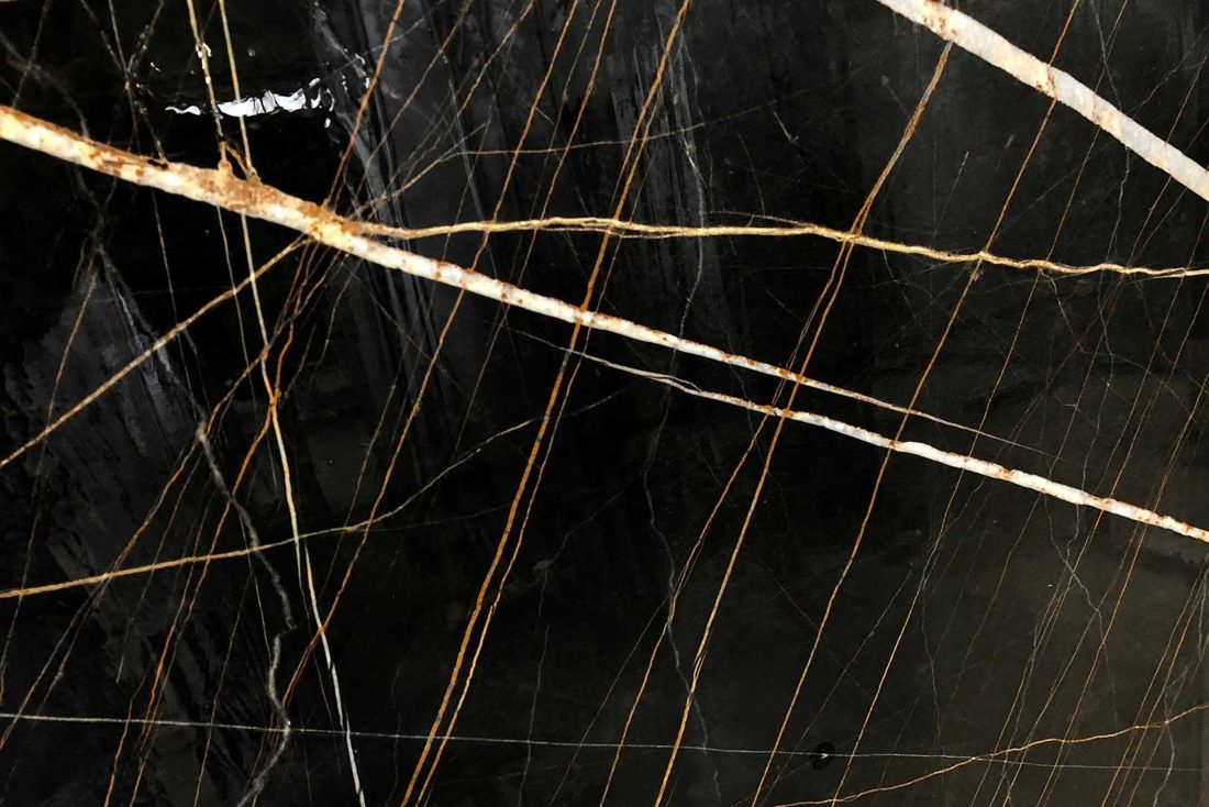 Sahara Noir Sahara Noir marble, slab detail (representative)