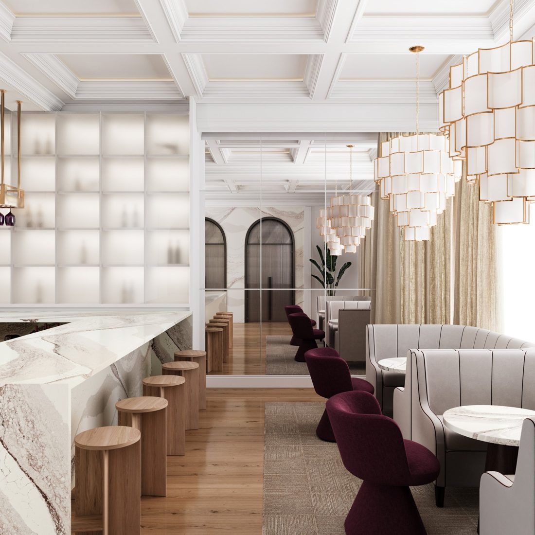 Cambria Hailey In a room setting