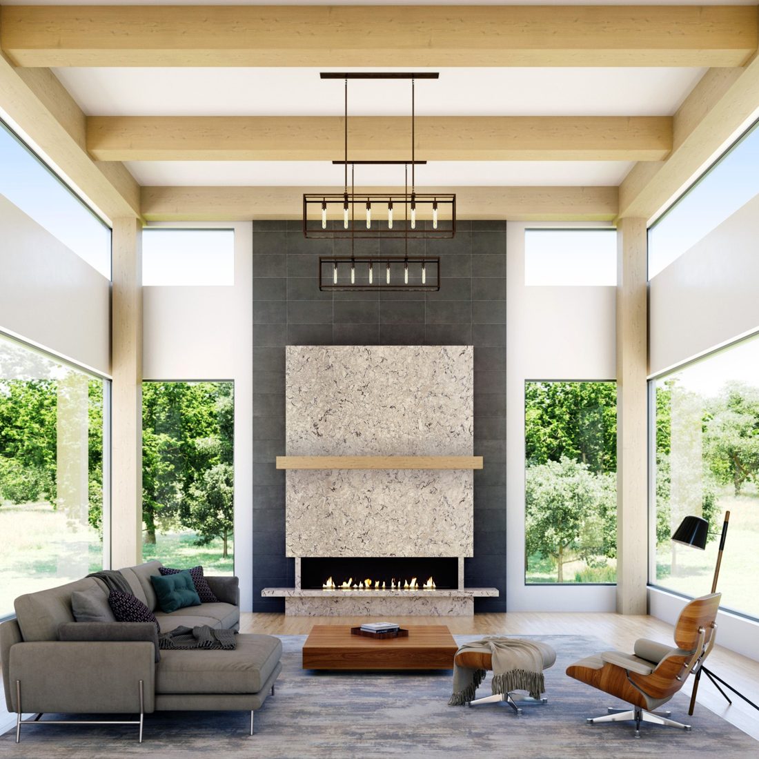 Cambria Halewood In a room setting