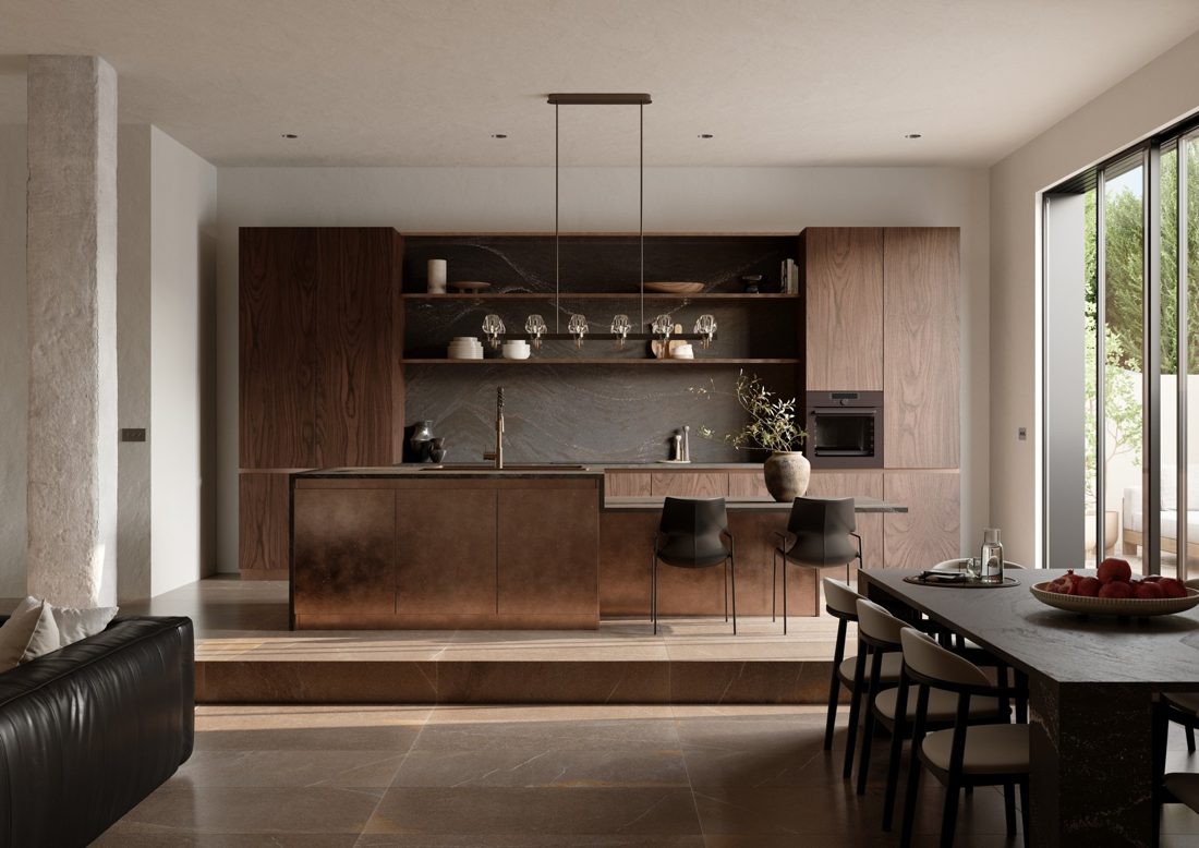 Cambria Remington Steel In a room setting