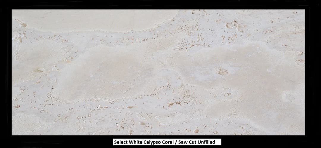 Calypso Coral Select White Slab 