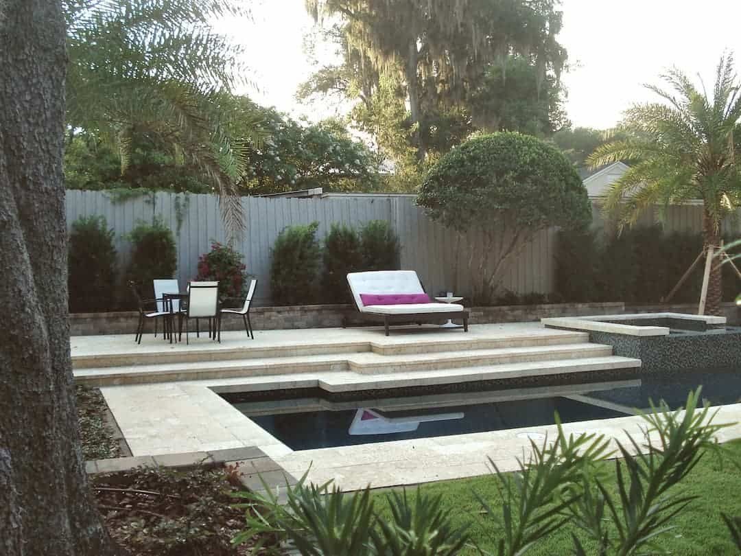 Calypso Coral Slab In a room setting