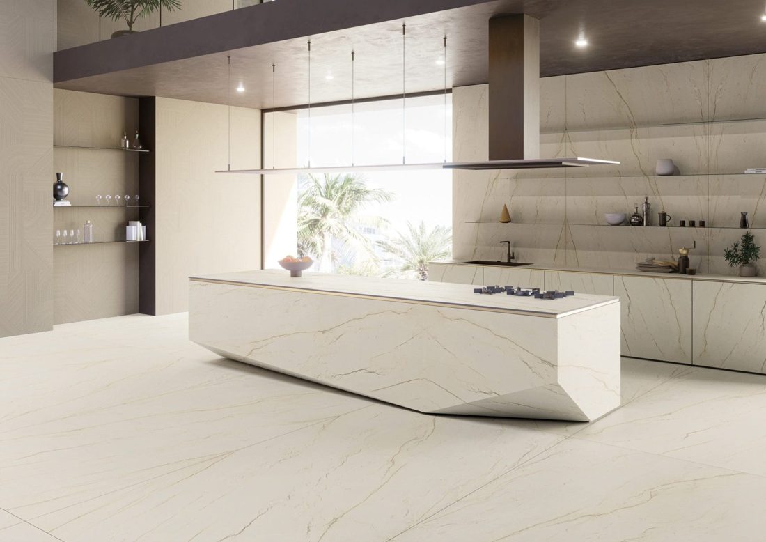 Infinity Calacatta Brasile In a room setting