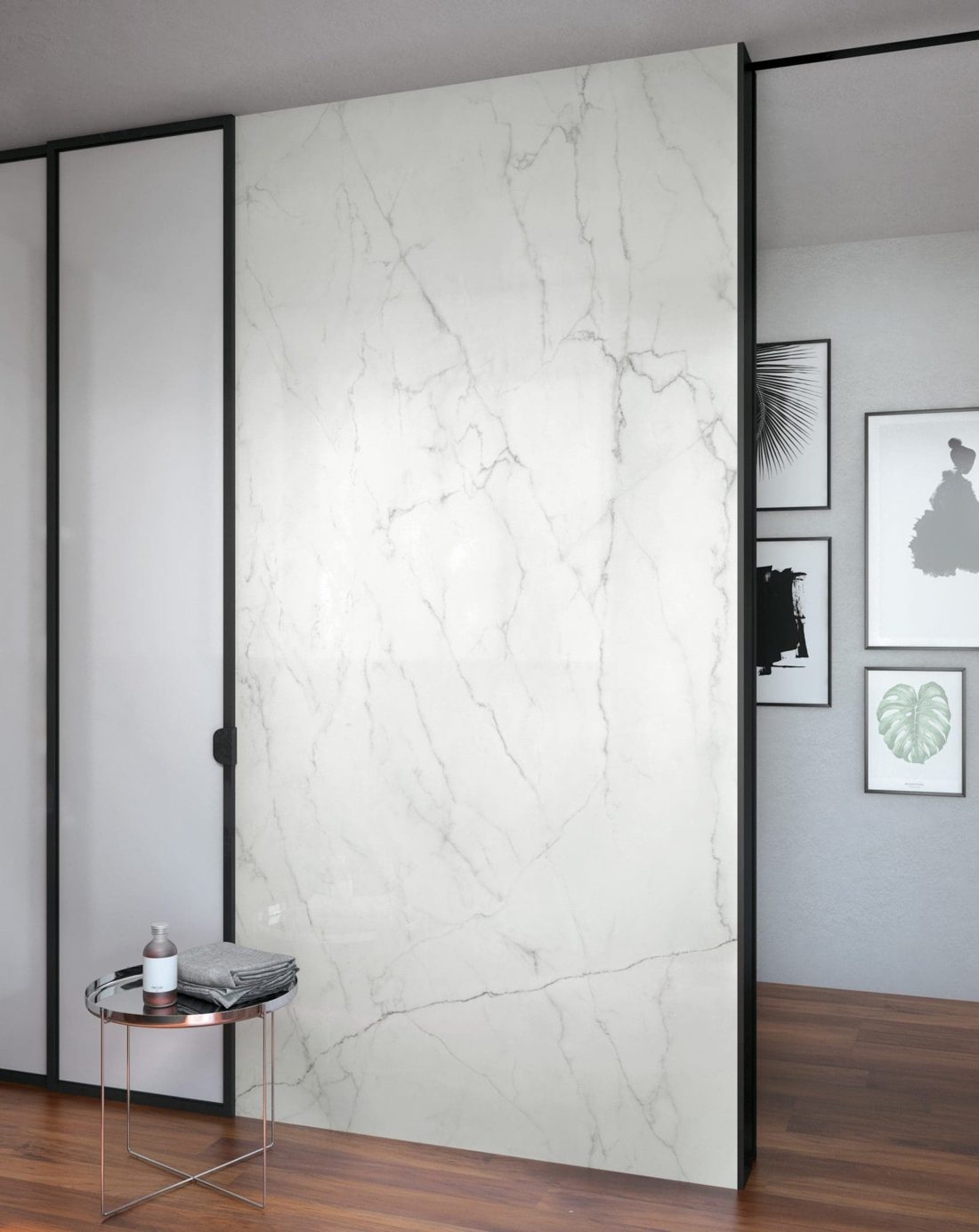 Infinity Calacatta Lincoln / Glory In a room setting