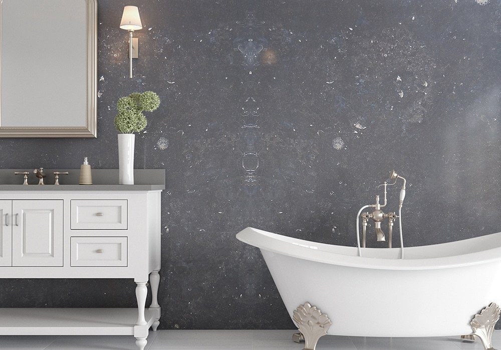 Belgian Blue Petit Granit In a room setting