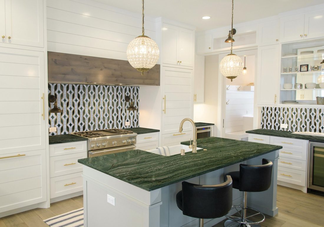 Vivid Green In a room setting