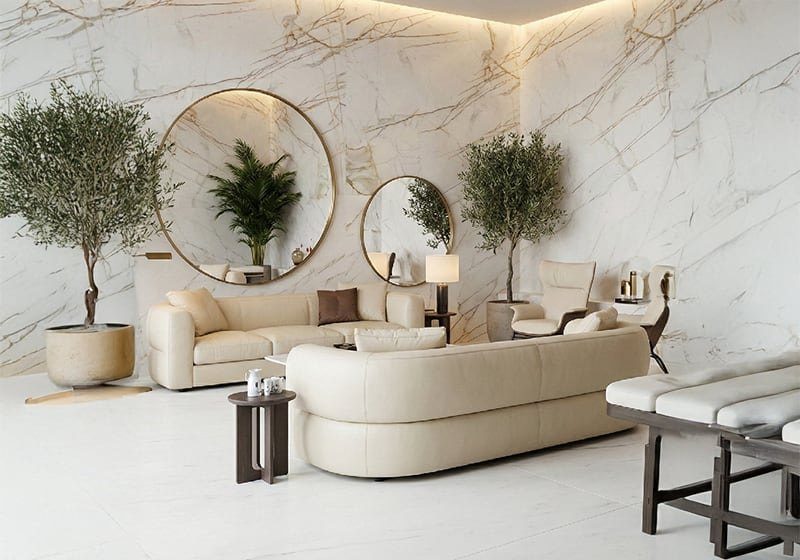 Calacatta Gold Classic In a room setting