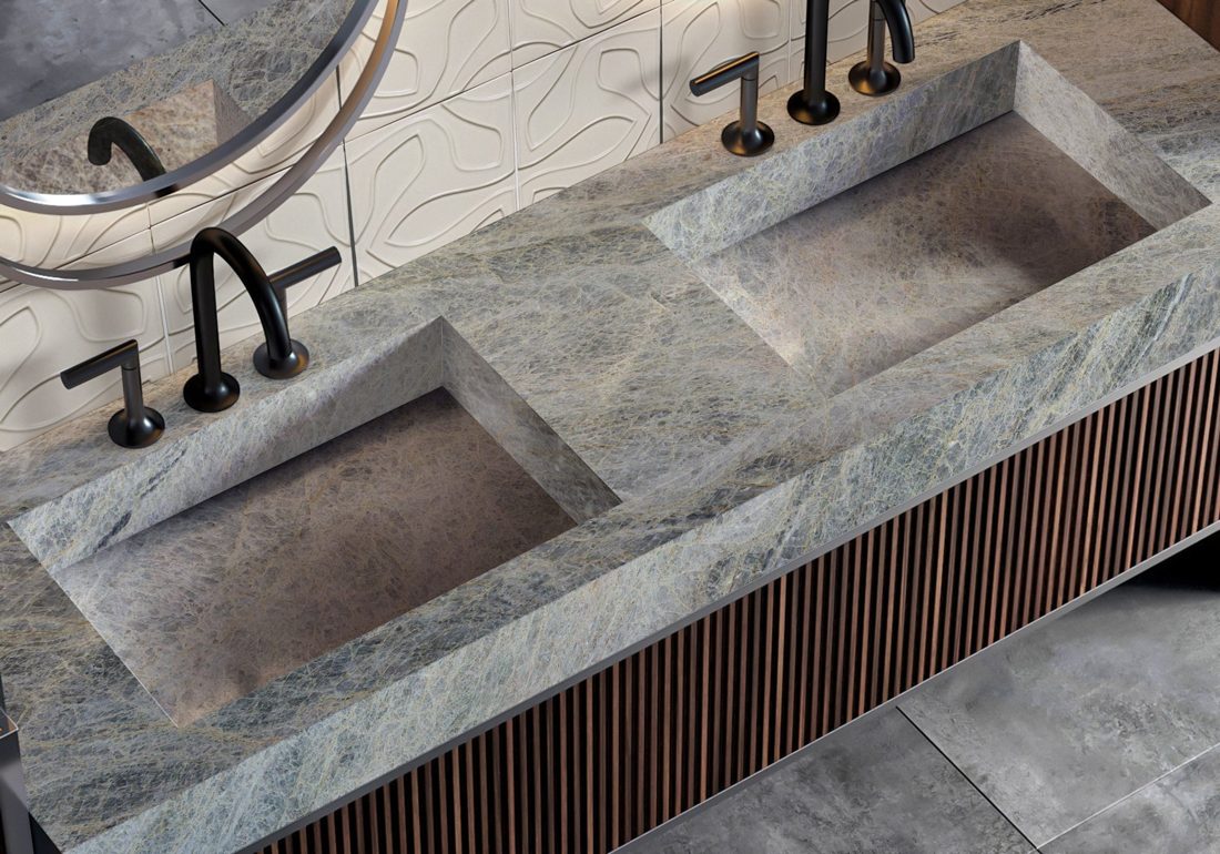 Riviera Quartzite In a room setting