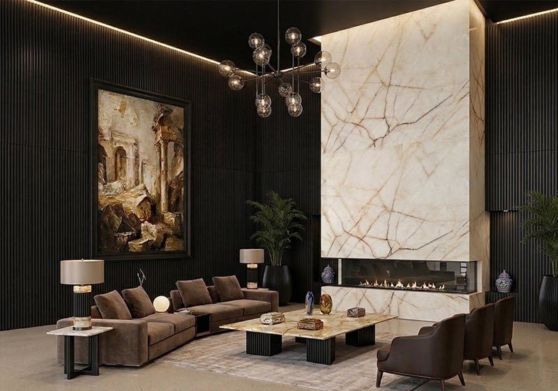 Cristallo Luminescence Select In a room setting