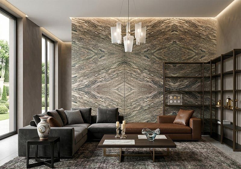 Fusion Green In a room setting