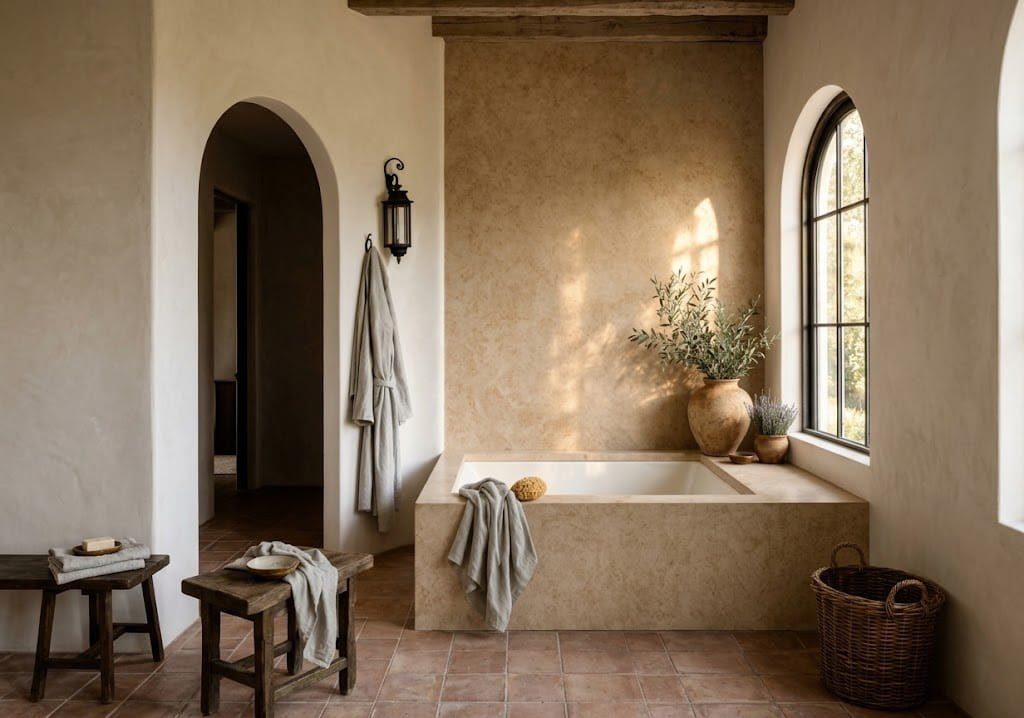 Fleur du Desert In a room setting