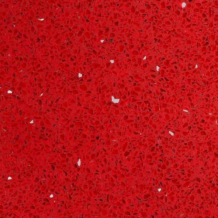 Pompeii Quartz Sparkle Red Sparkle Red close-up