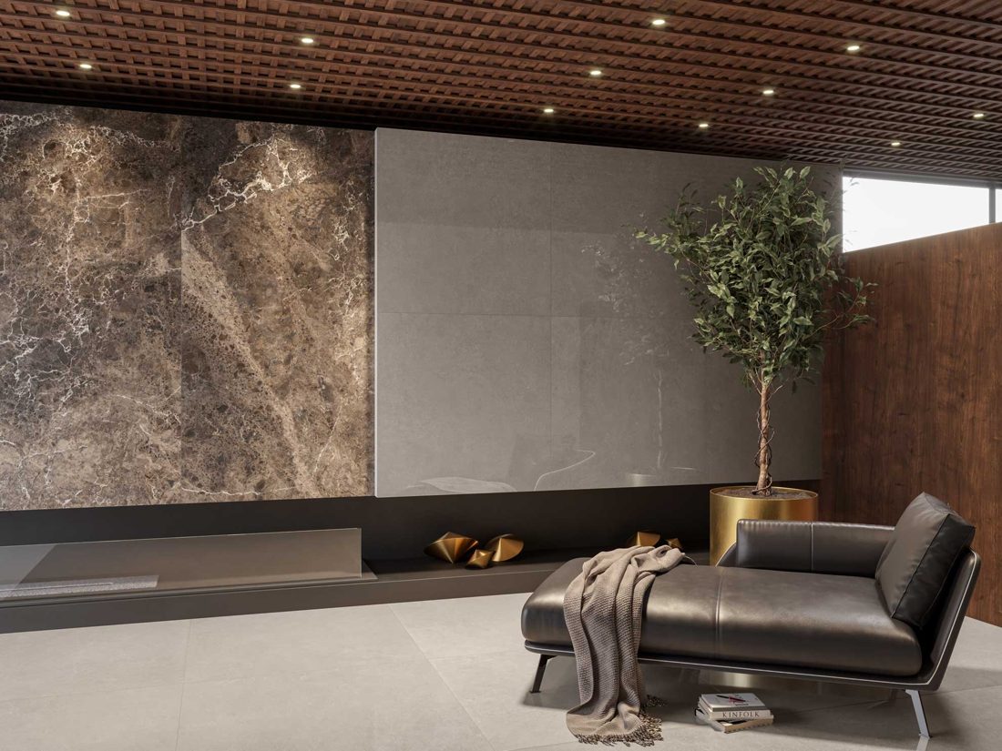 Legno Rovere Matte In a room setting